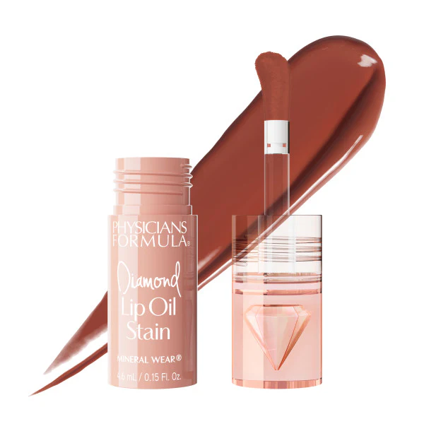 Mineral Wear® Diamond Lip Oil Stain- Natural Nude